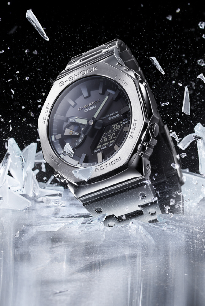 極美品【稼働品】CASIOカシオ G-SHOCK GM-2100 ブルー メンズ - 腕時計 ...