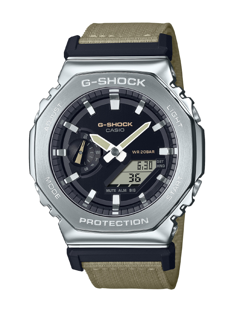G-Shock GA-2100-1AJF 3rd サンドブラスト白ベルト 新品