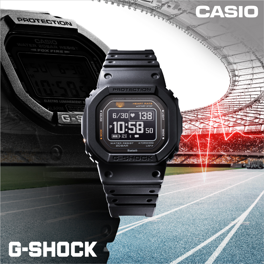 Bluetooth搭載時計】G-SHOCK（Gショック）スポーツライン「G-SQUAD」（Gスクワッド）DW-H5600シリーズ  交換用ベゼル・バンドセットモデル ブラック（スペシャルパッケージ） DW-H5600EX-1JR｜の通販はソフマップ[sofmap]