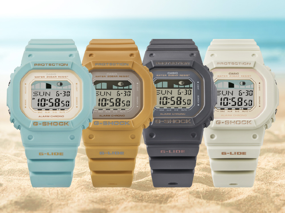G-SHOCK（Gショック）スポーツラインG-LIDE（ジーライド）小型・薄型化 