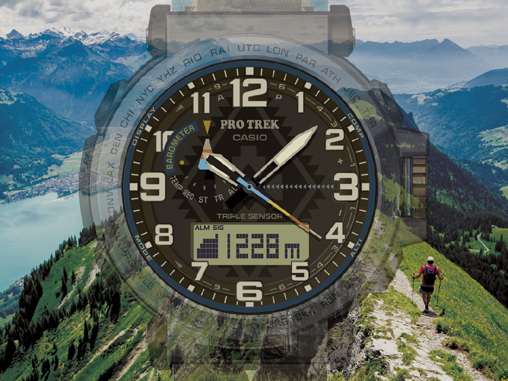 ソーラー時計】PRO TREK（プロトレック）PENDLETON（ペン