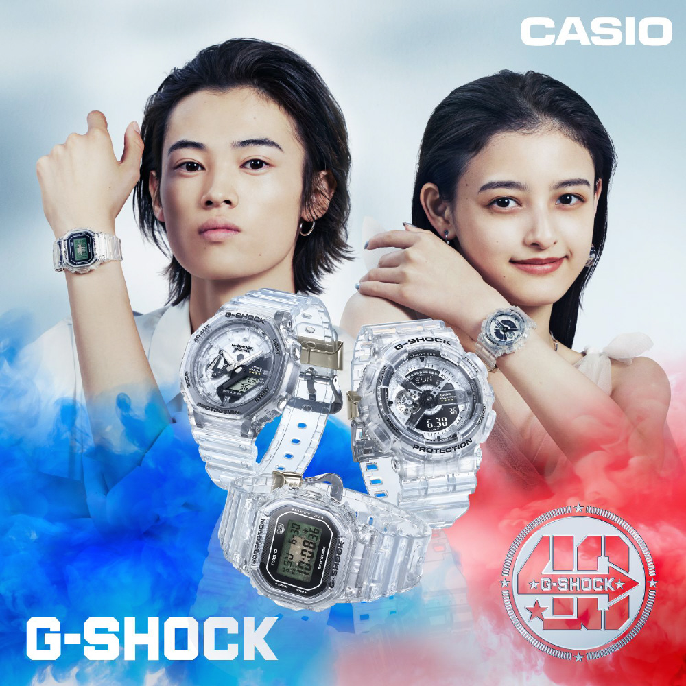 Casio G-Shock 40th Anniversary CLEAR REMIX Limited Model GA