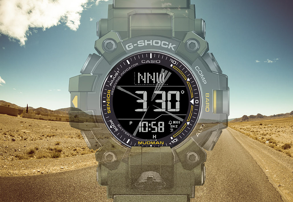 ソーラー電波時計】G-SHOCK（Gショック）Master of G MUDMAN（マスター