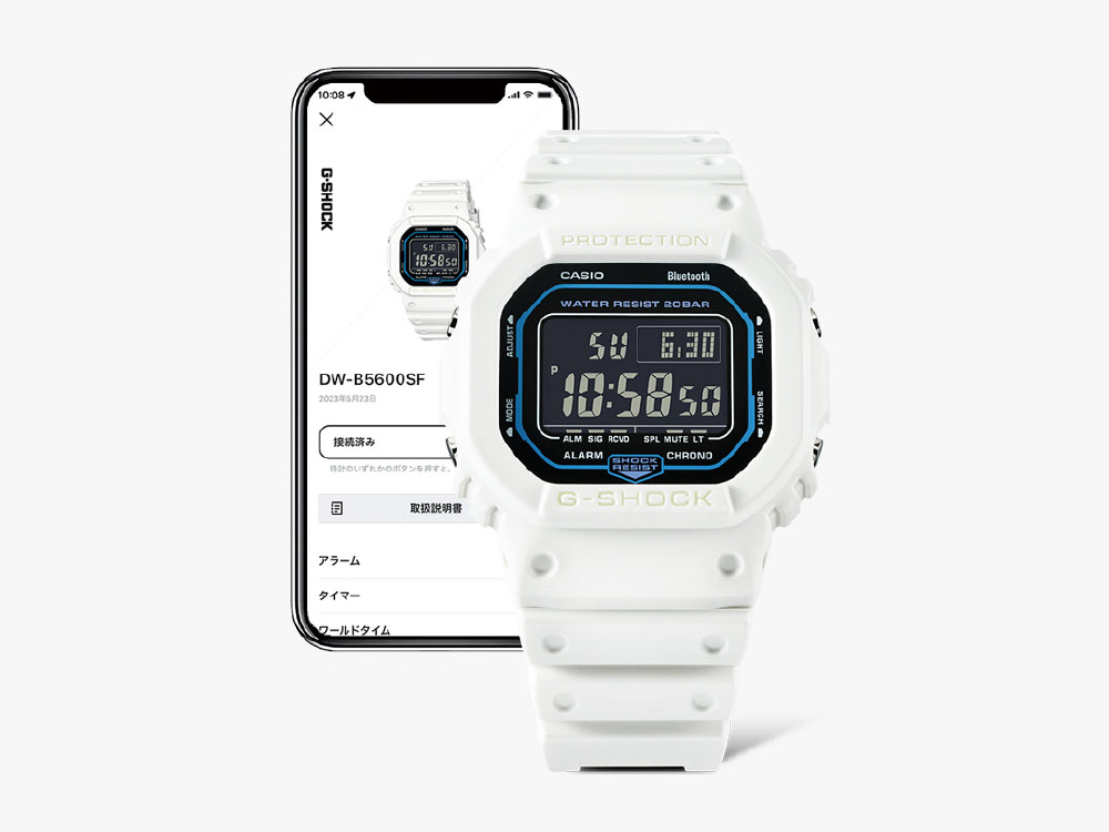 CASIO G-SHOCK DW-5600同形状機種【9Hガラスフィルム2枚あに - 時計