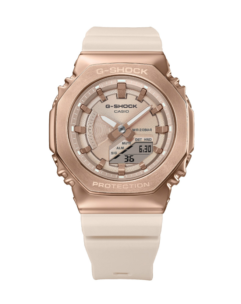 G-SHOCK（Gショック）メタルカバードシリーズ ピンクゴールド×ピンク