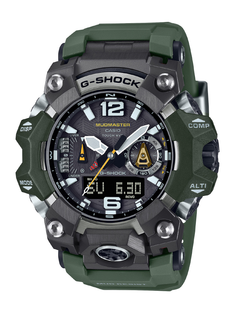 【Bluetooth搭載ソーラー電波時計】G-SHOCK（Gショック）Master of G（マスターオブG）MUDMASTER FLAGSHIPモデル   GWG-B1000-3AJF