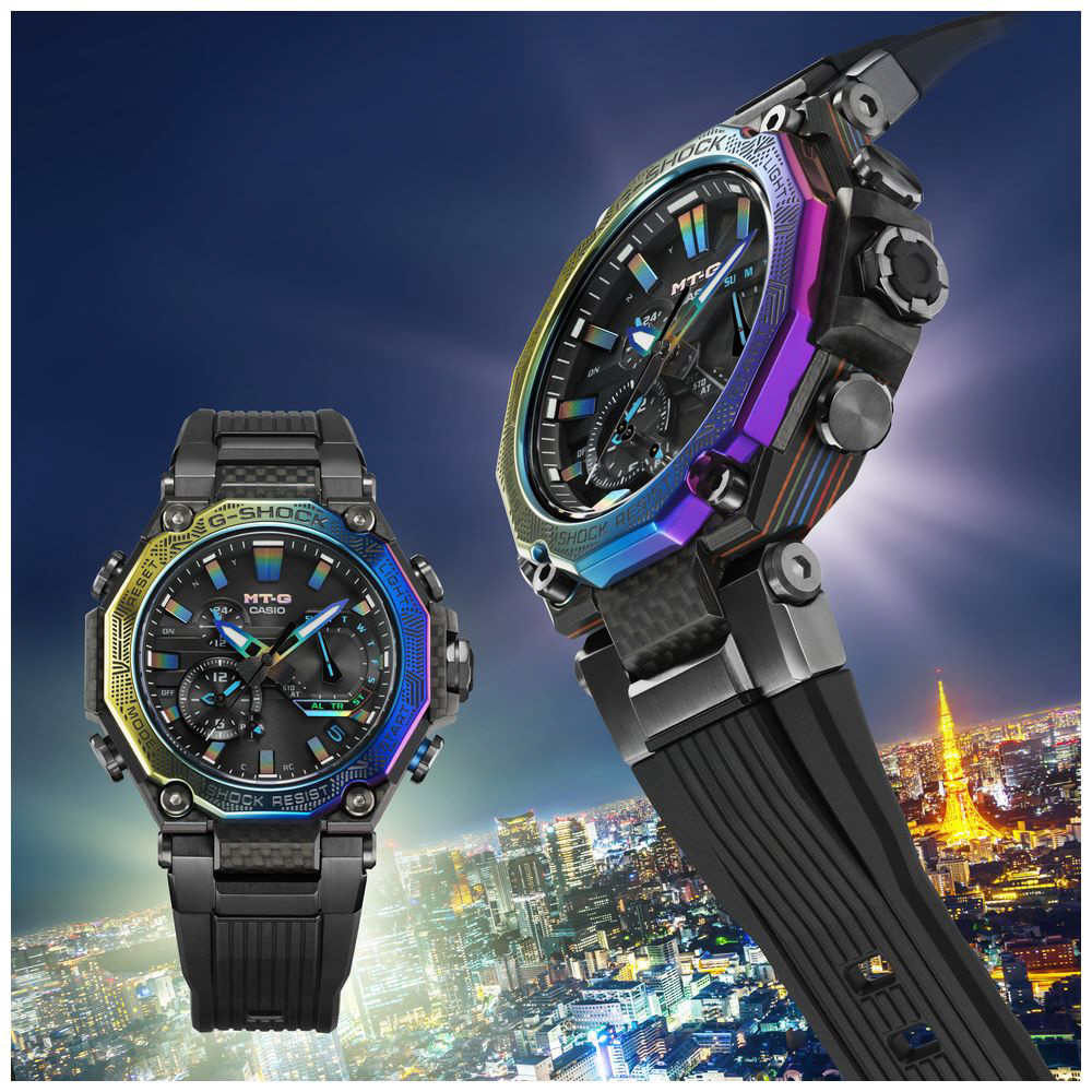 【美品】ジーショック 電波ソーラー MTGシリーズ 高級上位モデル G-SHOCK MTｰG ソーラー電波 人気モデル