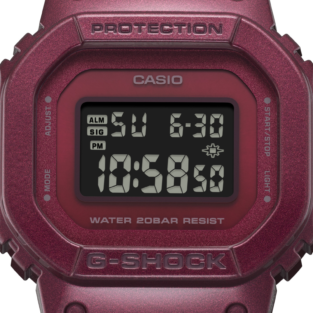 【海外モデル未使用新品】G-SHOCK GMD-S5600RBワインレッド G-SHOCK（Gショック）「Black&Red」カラーテーマモデル 5600RB