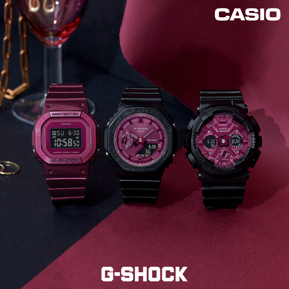GMA-S120RB-1AJF ブラック/レッド 腕時計　Ｇショック G-SHOCK（Gショック）「Black&Red」カラーテーマモデル 120RB GMA
