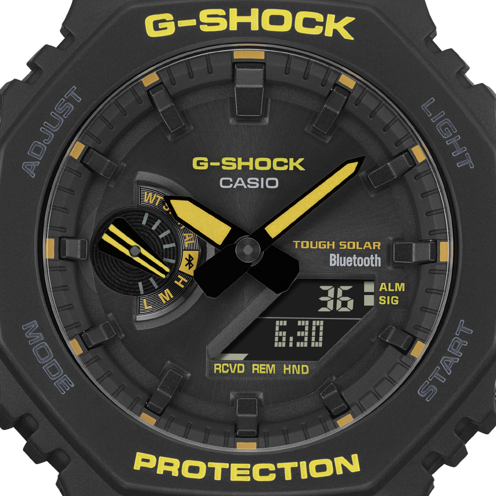 Bluetooth搭載ソーラー時計】G-SHOCK（Gショック）Caution Yellow