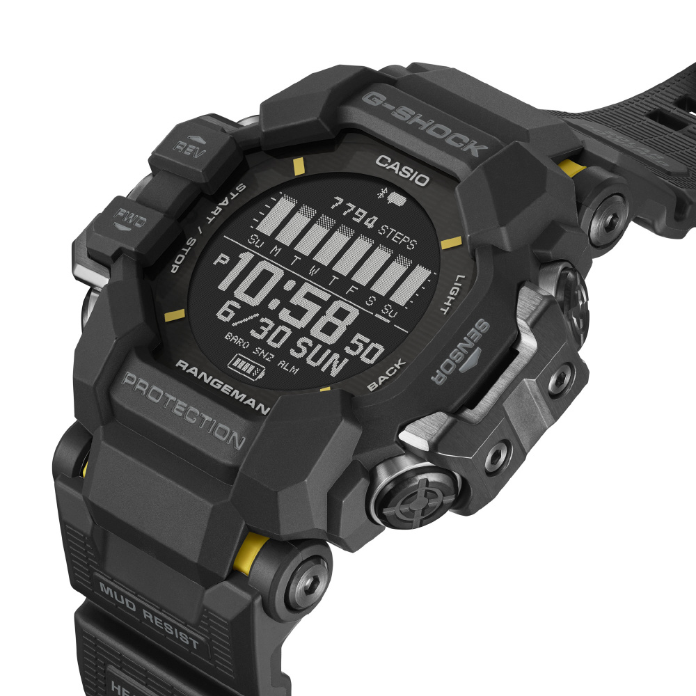 Bluetooth搭載時計】G-SHOCK（Gショック） MASTER OF G「レンジマン」心拍計＋GPS機能搭載モデル GPR-H1000  GPR-H1000-1JR｜の通販はソフマップ[sofmap]