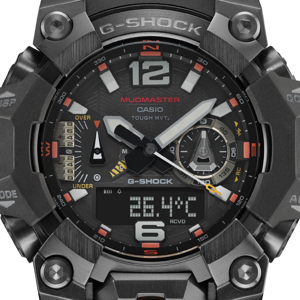 G-SHOCK GWG-B100EC-1AJF エマージェンシーカラー カシオ、“エマージェンシーカラー”がテーマの「G-SHOCK MASTER OF G