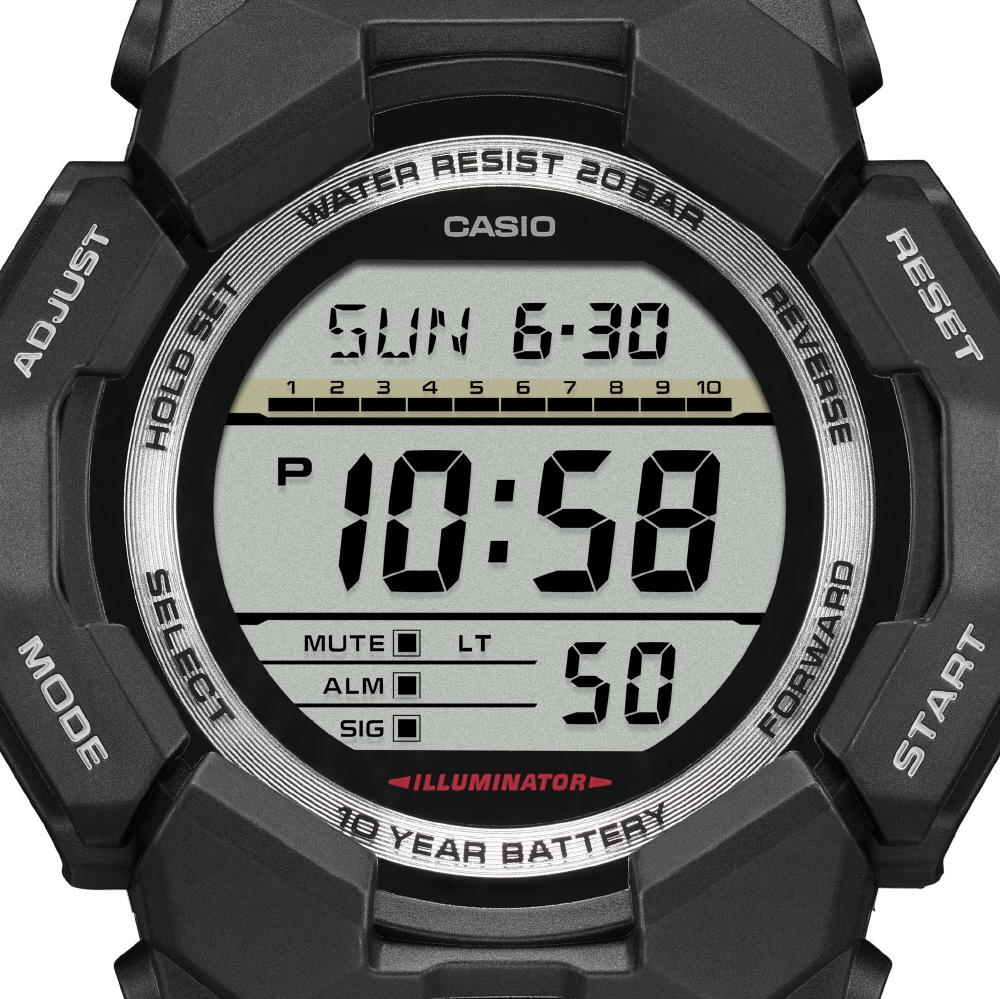 G-SHOCK(Gショック)10年バッテリーモデル ブラック GD-010-1JF G-SHOCK(Gショック)10年バッテリーモデル ブラック GD-010-1JF