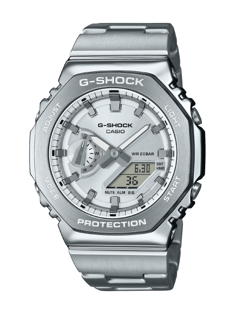 G-SHOCK（Gショック）GM-2100シリーズ メタルバンドモデル GM2110D シルバー GM -2110D-7AJF｜の通販はソフマップ[sofmap]