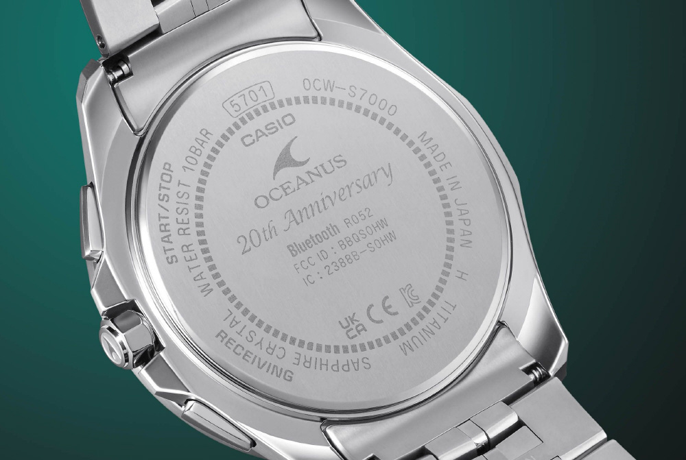 Bluetooth搭載ソーラー電波時計】OCEANUS（オシアナス）Manta（マンタ