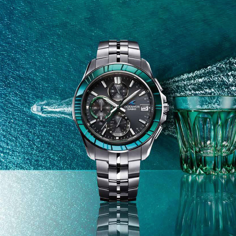 Bluetooth搭載ソーラー電波時計】OCEANUS（オシアナス）Manta（マンタ