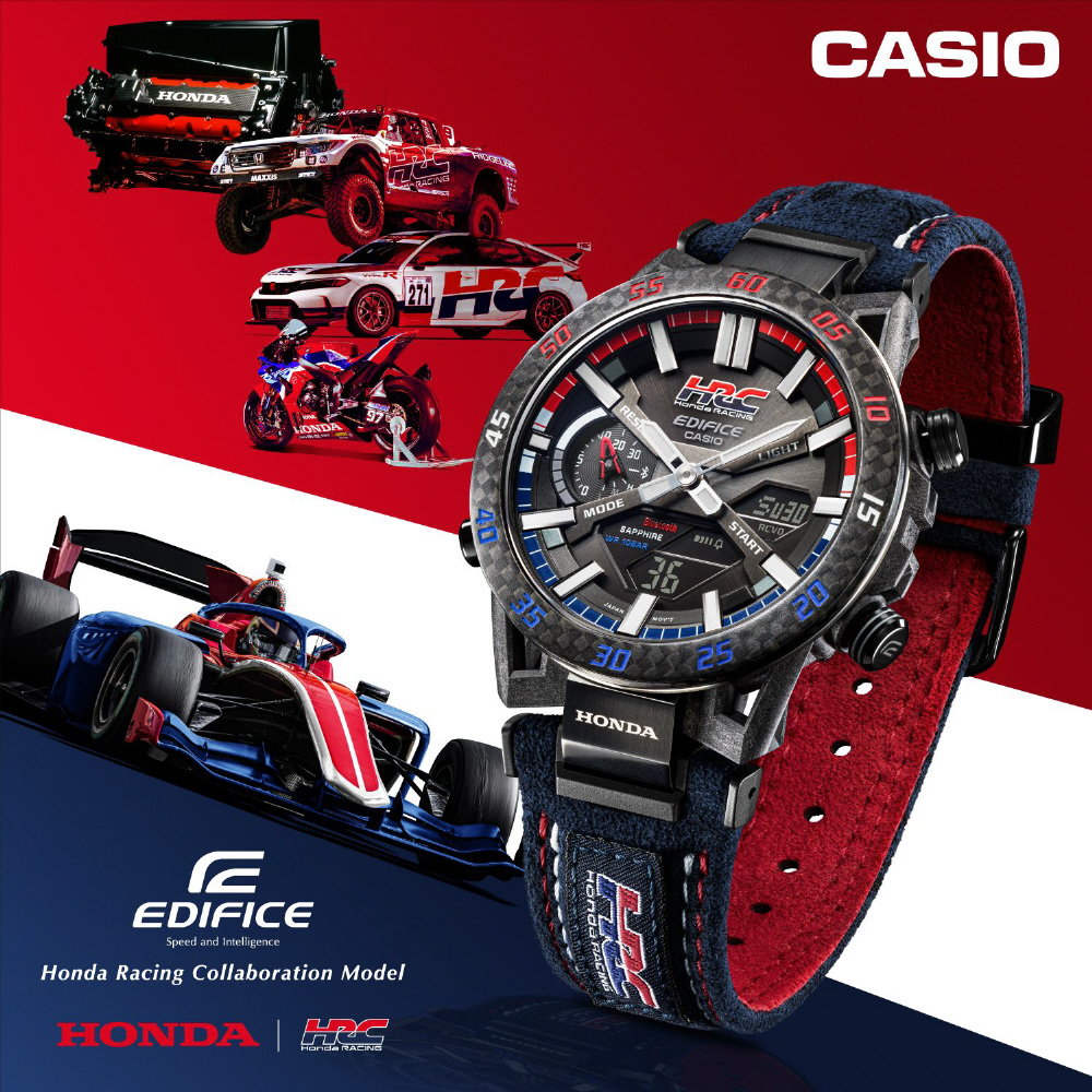 Bluetooth搭載ソーラー時計】EDIFICE（エディフィス）Honda Racing