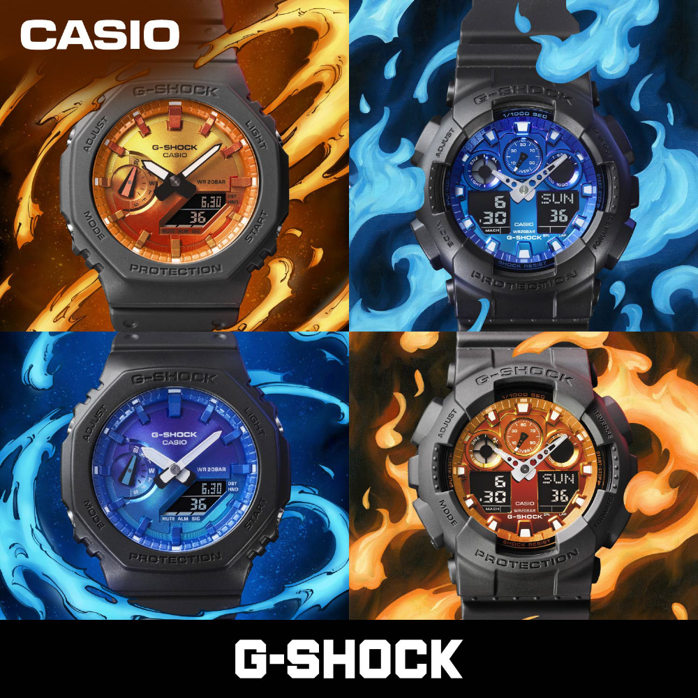 G-SHOCK（Gショック）Flame insideシリーズ ブラック GA-2100FL-1AJF