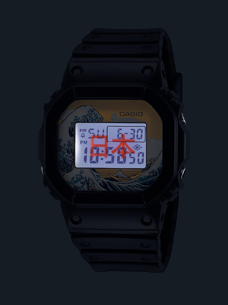 カシオ「G-SHOCK」より、葛飾北斎の人気作品をデザインモチーフ