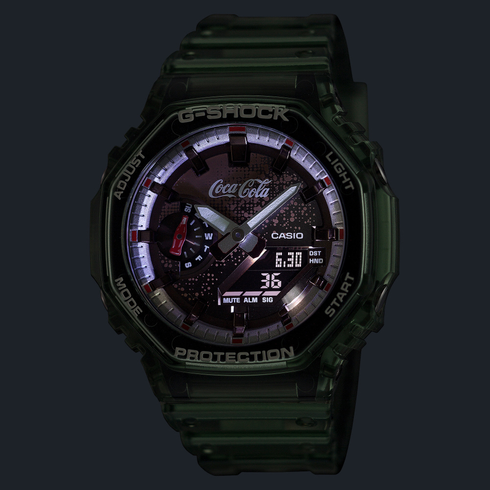 G-SHOCK（Gショック） Coca-Cola コラボレーションモデル グリーン GA
