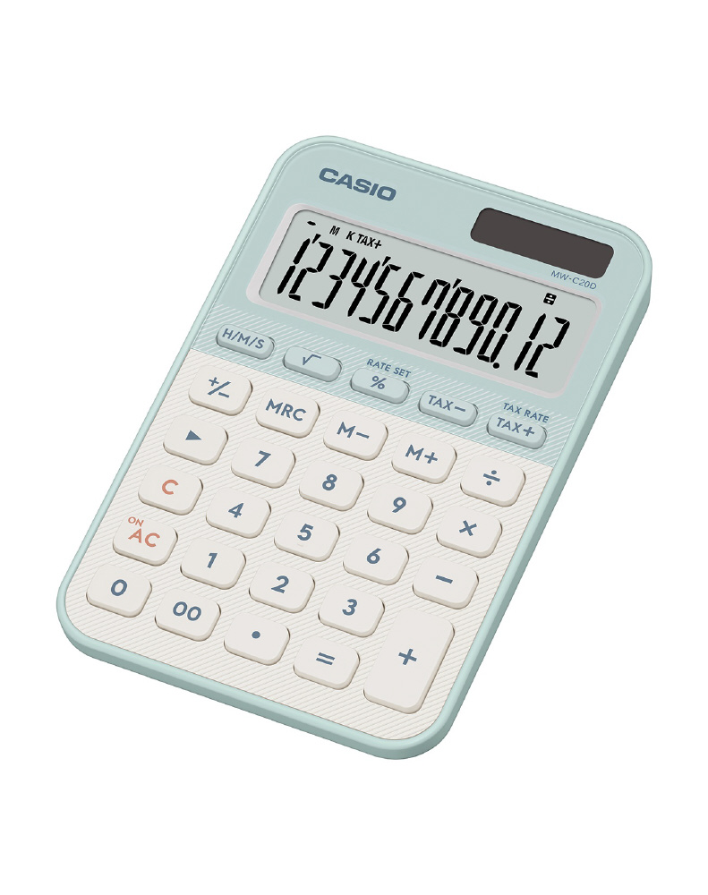 デザイン電卓 ライトグリーン MW-C20D-LG-N [12桁]｜の通販はソフマップ[sofmap]