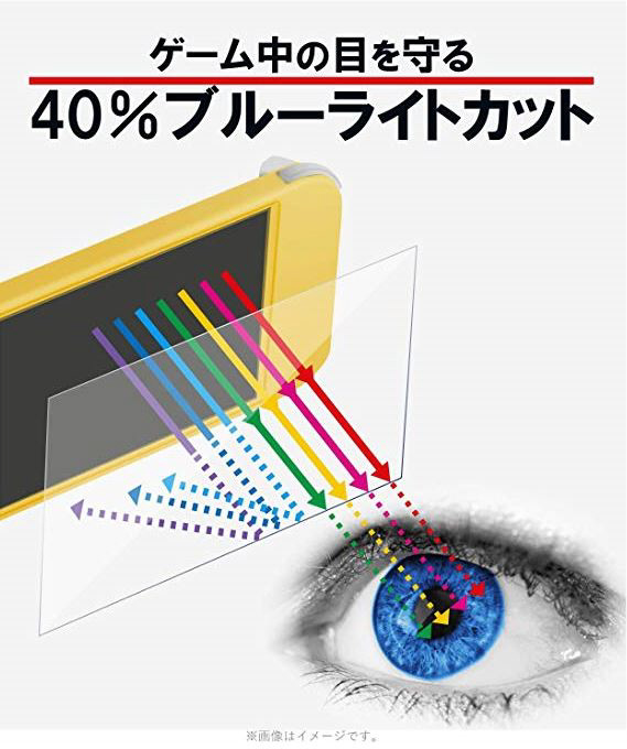 Nintendo Switch Lite専用 液晶フィルム ガラス ブルーライトカット_2