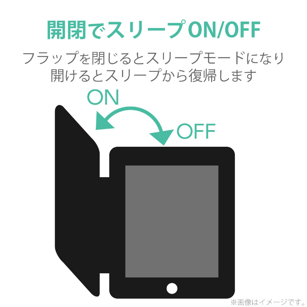 10.2インチ iPad（第9/8/7世代）用 フラップケース Pencil収納