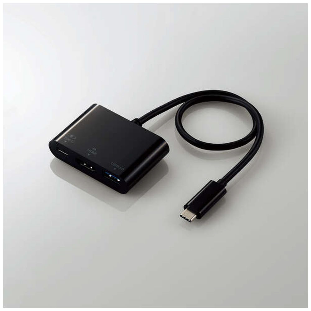 Anni HDMI変換アダプター 3in1 4K映像 軽量設計 Type-C HDMI USB3.0