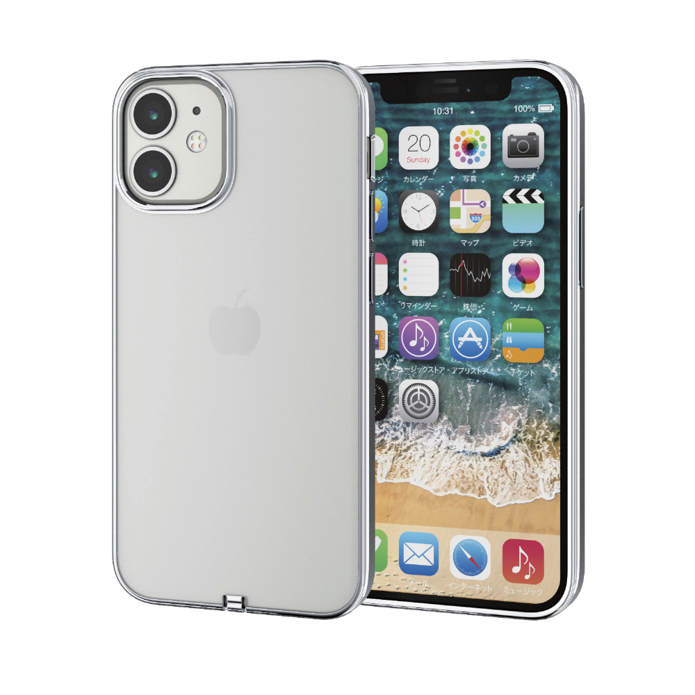 iPhone 12 mini 5.4インチ対応 ソフトケース サイドメッキ 極み
