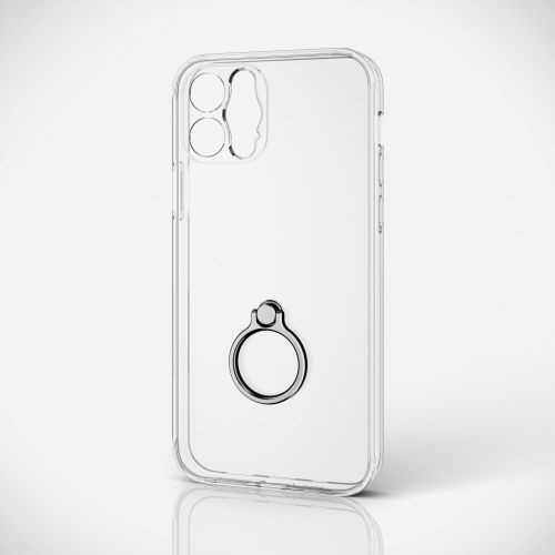 Iphone 12 Pro ハイブリッドケース 超極み リング付き クリア Pmcadhvckkrcr Iphone 12 12 Pro 6 1インチ ケースの通販はソフマップ Sofmap