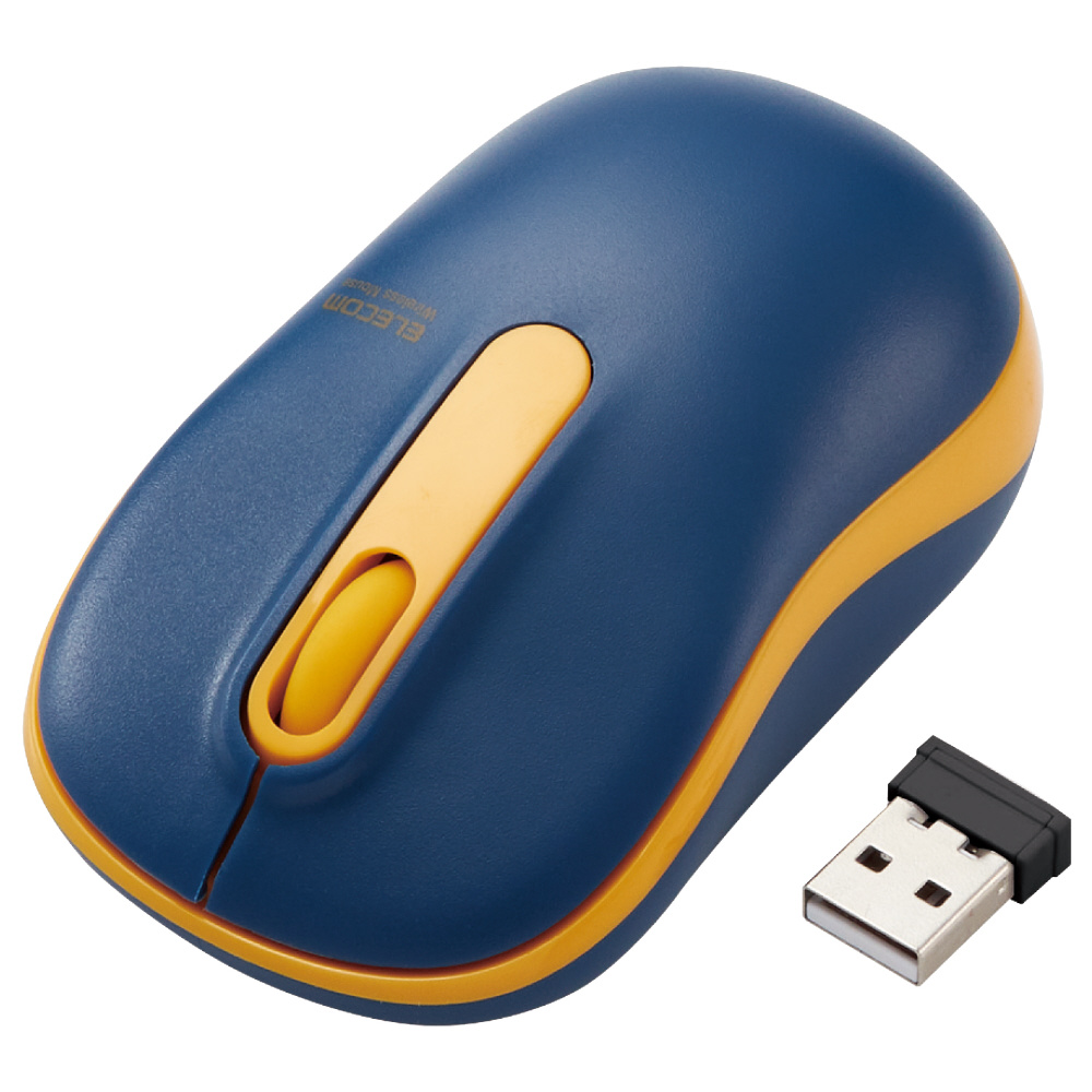マウス 抗菌(Windows11対応/Mac) ネイビー M-DY11DRSKNV ［無線(ワイヤレス) /光学式 /3ボタン  /USB］｜の通販はソフマップ[sofmap]