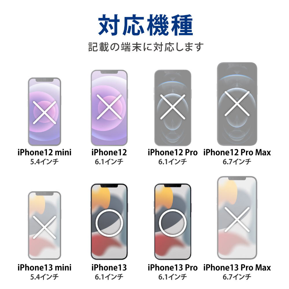 iPhone 13 iPhone 13 Pro 対応 6.1inch 2眼・3眼兼用/フィルム 指紋防止 高透明  PM-A21BFLFG｜の通販はソフマップ[sofmap]