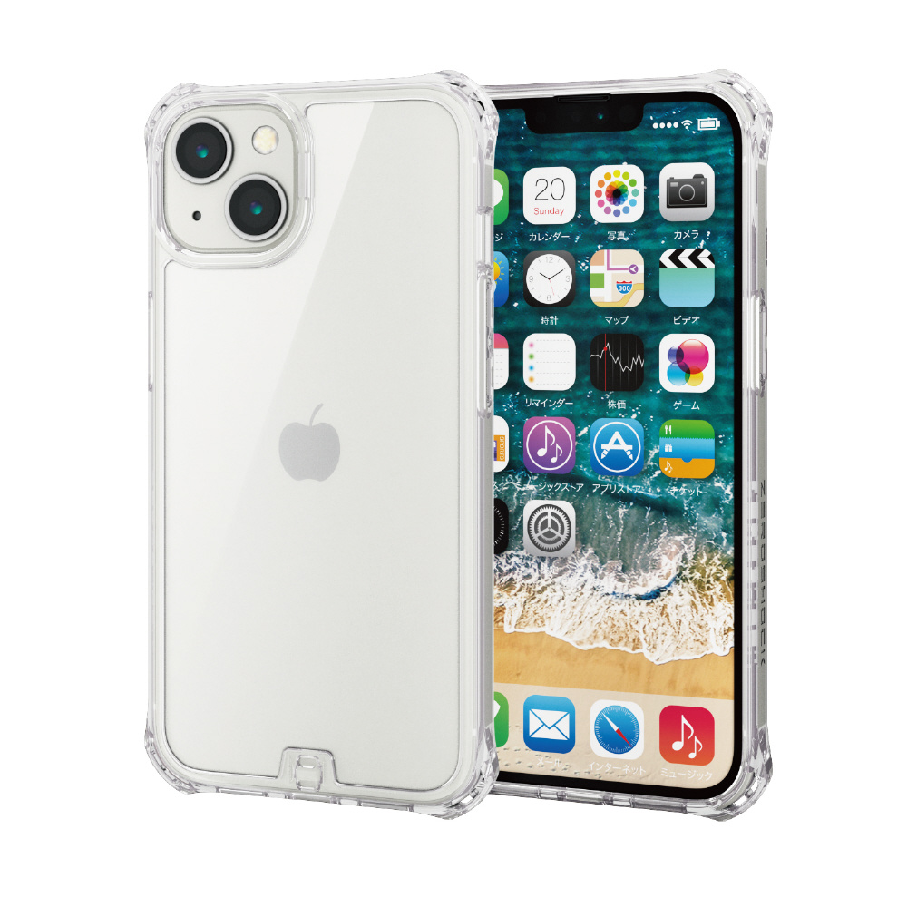 iphoneプロ2562台 iPhone15（6.1inch/2眼）用 [AIR-REAL Solid] 超精密設計 超極薄