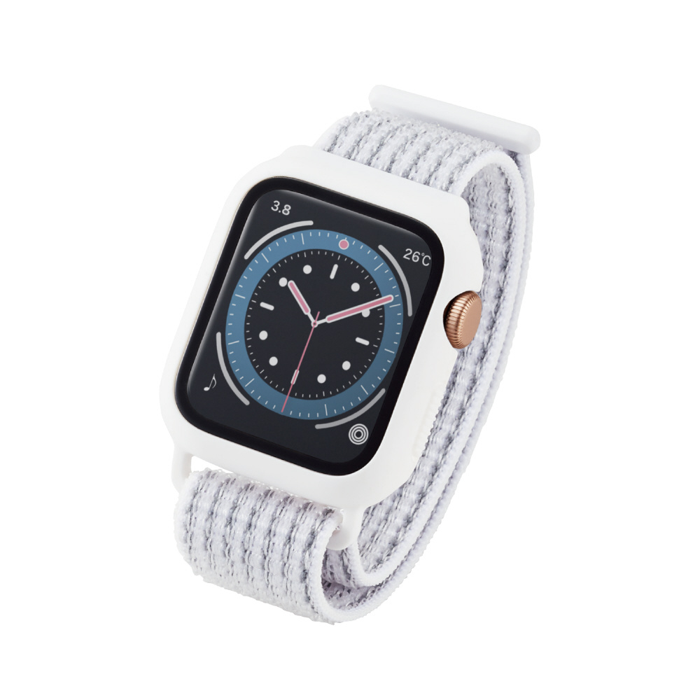 アップルウォッチ バンド 一体型 カバー ケース Apple Watch SE