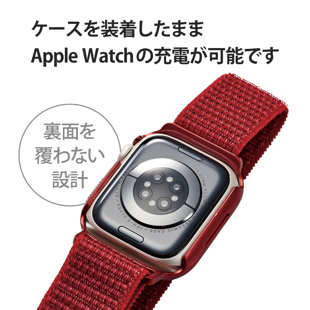 Apple Watchバンド　ラバーベルト　カバー　クリアケース　SO1