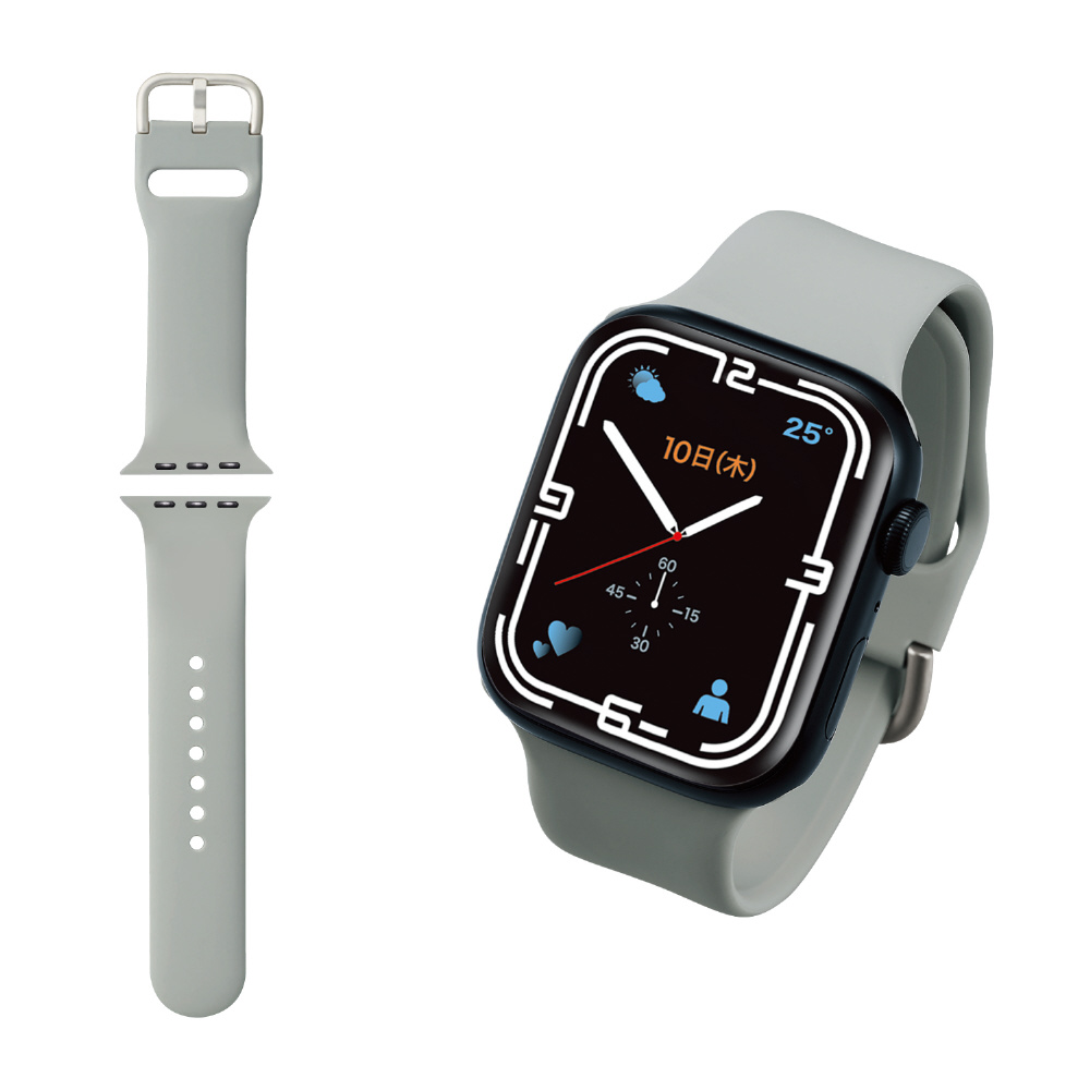 中古】Apple Watch用バンド 42mm 44mm Series 4/3/2/1に適合、ソフト 