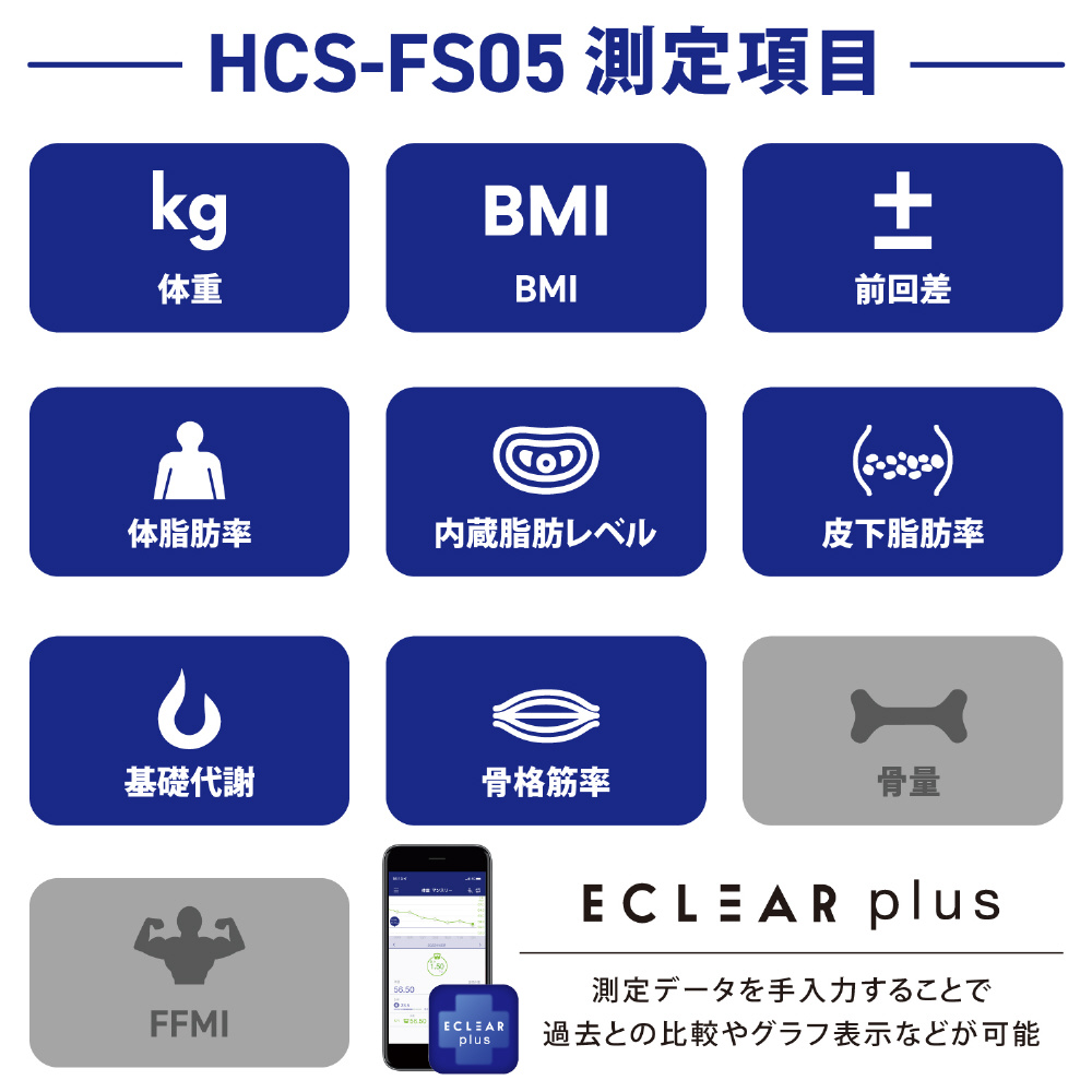 ジャンク品 ECLEAR ELECOM 体重計 - 体重計