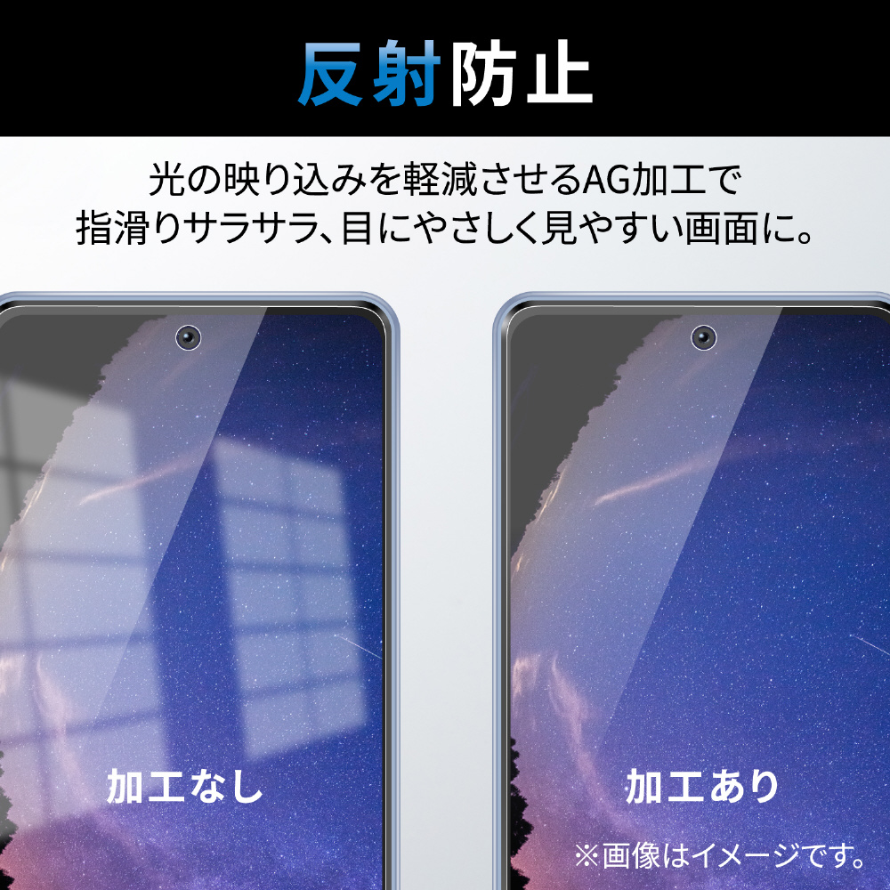 Galaxy A53 5G ( SC-53C / SCG15 ) フィルム ブルーライトカット 反射