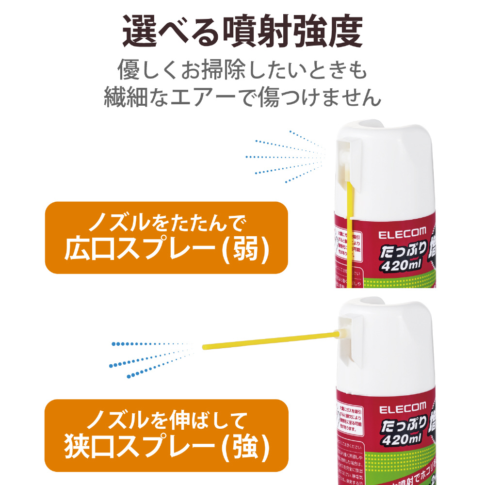 エアダスター〕ダストブロワー ECO 2WAY増量タイプ [420ml /2本] AD-2WAYBW｜の通販はソフマップ[sofmap]