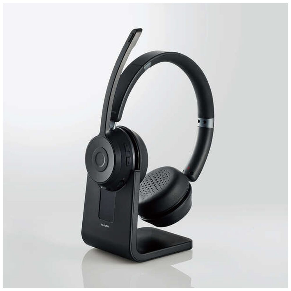 ヘッドセット＋充電スタンド ブラック LBT-HSOH21BK ［ワイヤレス