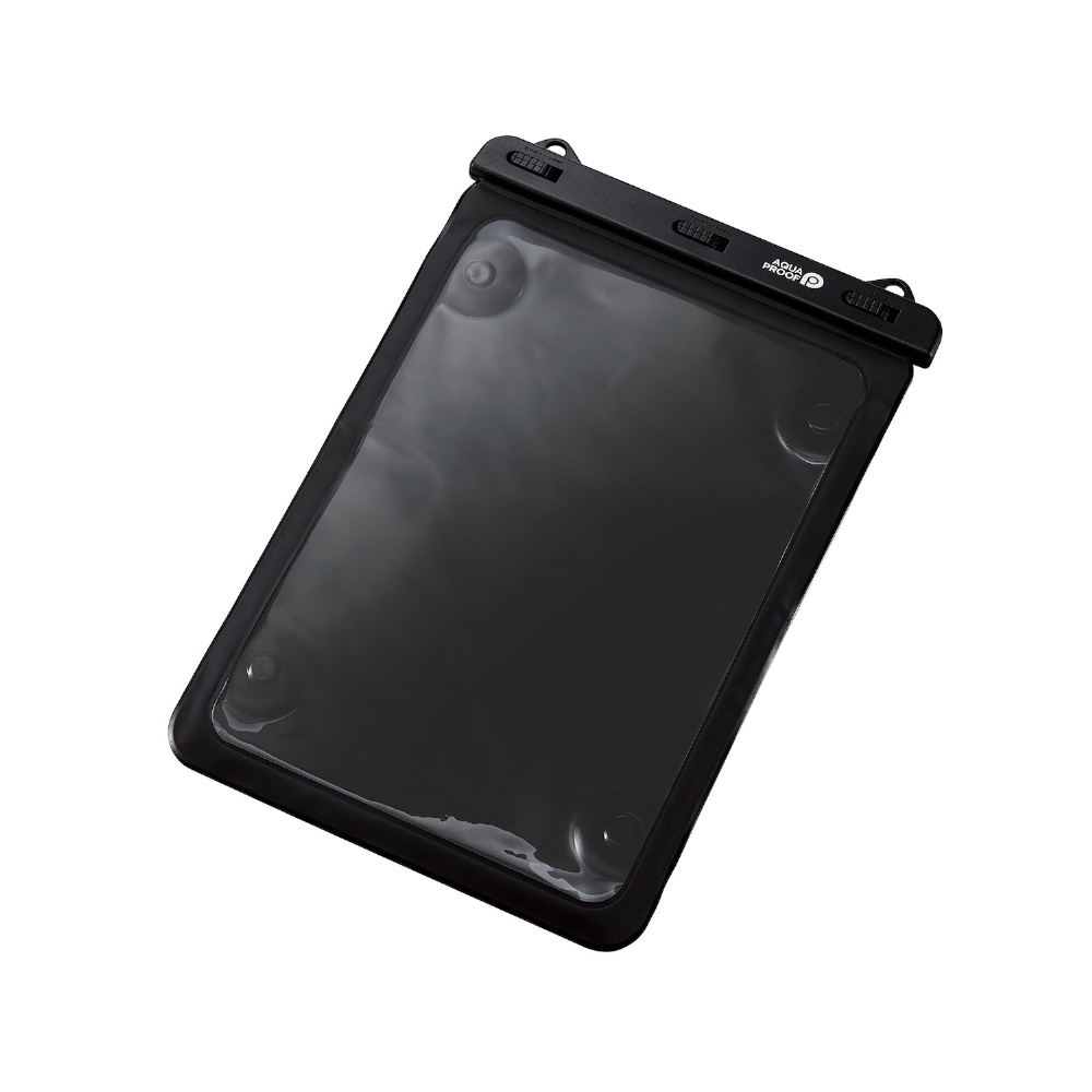 タブレットPC用 [8.9～13インチ] 防水ケース IPX8 お風呂用 壁