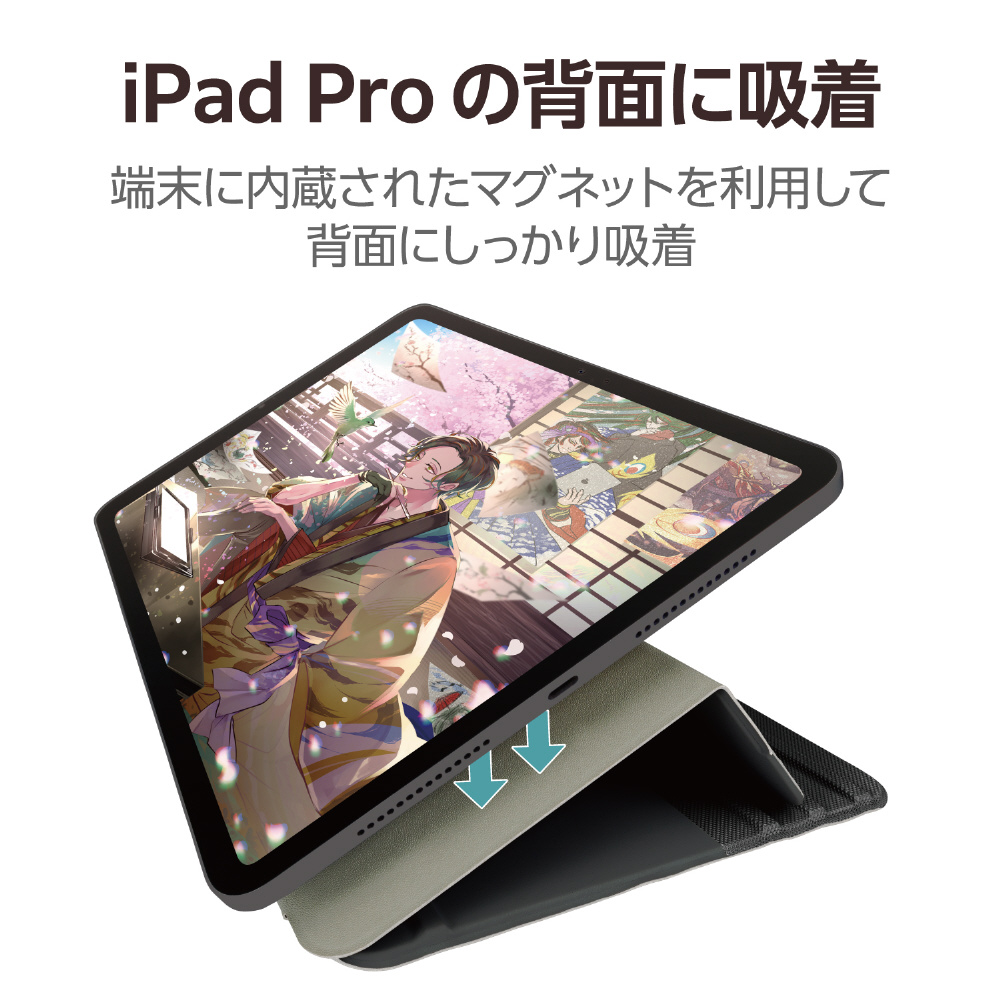 11インチiPad Pro（M5/M4）用 フラップケース ソフトレザー