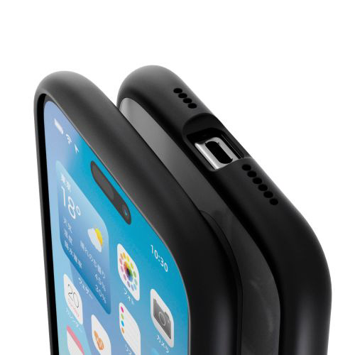 iPhone 16 Plus ケース ハイブリッド カバー 衝撃吸収 軽量 薄型