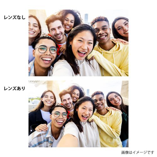セルカレンズ 広角レンズ 0.4倍 ブラック P-SLW04BK|の通販は