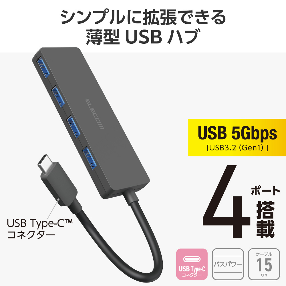 USB-C → USB-A 変換ハブ (iPadOS/iOS/Mac/Wind) | KVDA.GO.KE