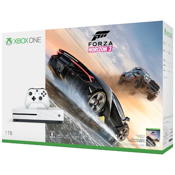 【在庫限り】 Xbox One S (エックスボックスワン エス) 1TB (Forza Horizon 3 同梱版) [ゲーム機本体] [234-00120]