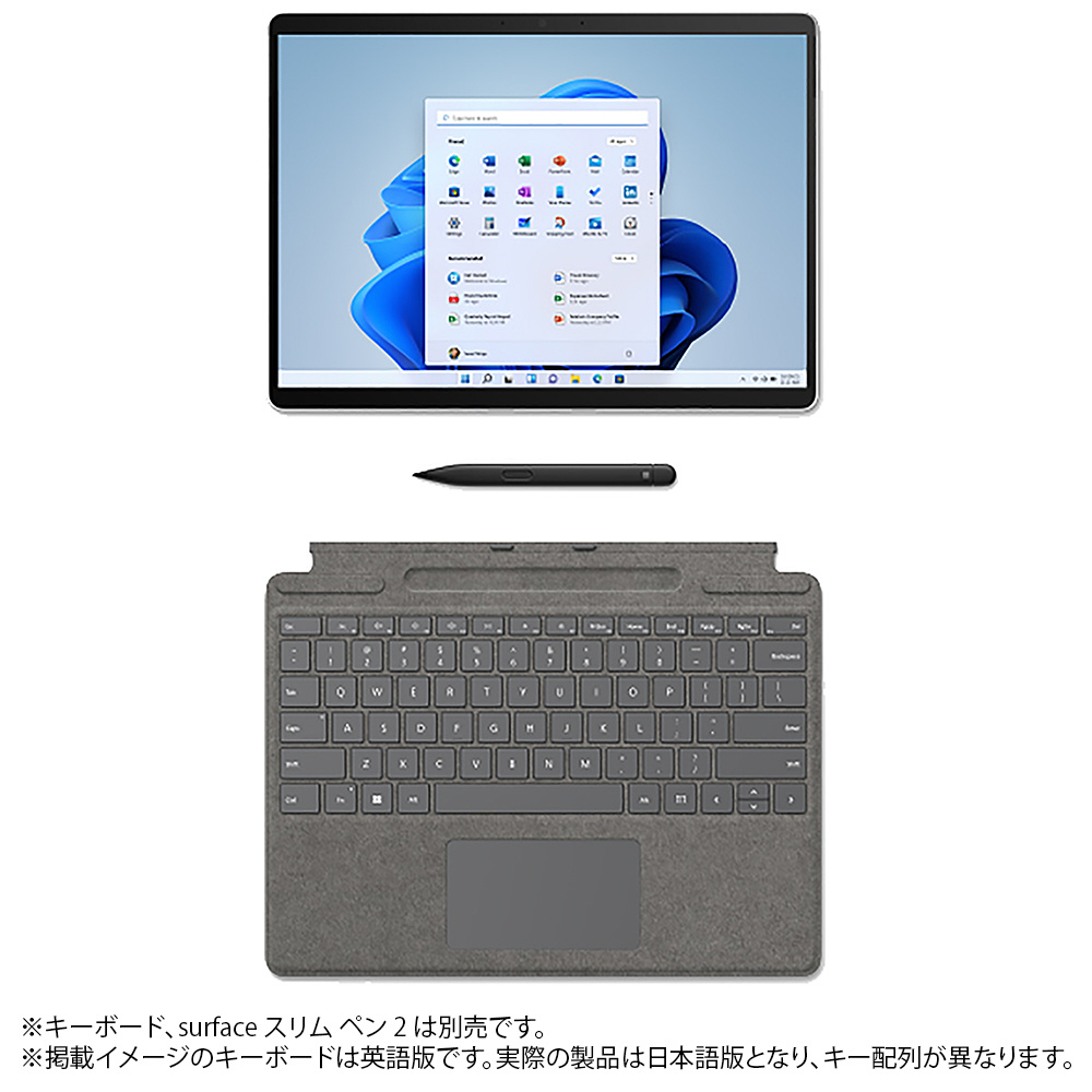 Microsoft（マイクロソフト） Surface Pro X キーボード（日本語） QJW