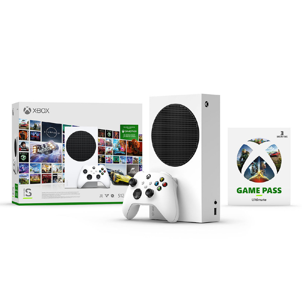 Xbox Series S (512 GB) スターターバンドル (Xbox Game Pass Ultimate 3ヶ月利用権 同梱版)  [ゲーム機本体]【sof001】