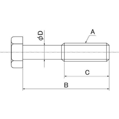 ＳＵＮＣＯ　ステンレス　六角ボルト（脱落防止　５×１５×６　（２００本入） B0-02-J090-0050-0150-00