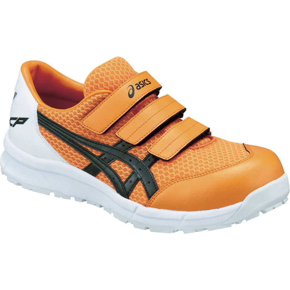 新品未使用 asics ウィンジョブ CP202 24.5 cm オレンジ アシックス ウィンジョブCP202 オレンジXブラック 24